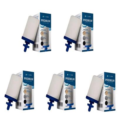 Imagem de Kit 05 Velas Para Filtro Barro Alcalina Premium Tripla Ação