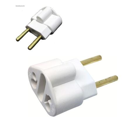 Imagem de Kit 05un Adaptadores De Tomada 10a / 20a bivolt T