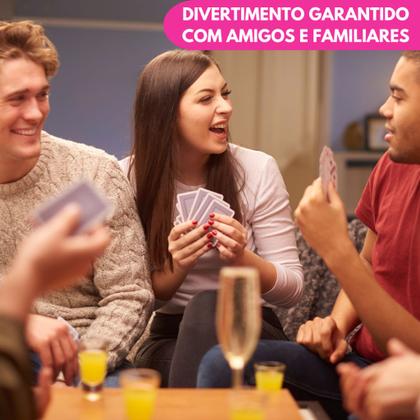 Imagem de Kit 06 Baralho Duplo Profissional Jogo 108 Cartas 100% Plástico Com Estojo Resistente Em Acrílico