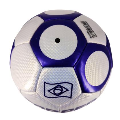 Imagem de Kit 06 Bola De Futebol Society Topper 90 Oficial Costurada à Mão Cor:Branco+roxo