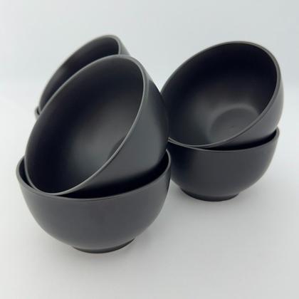 Imagem de Kit 06 Bowl Tigela Cumbuca Cerâmica Fosco 670ml Lyor Cronus