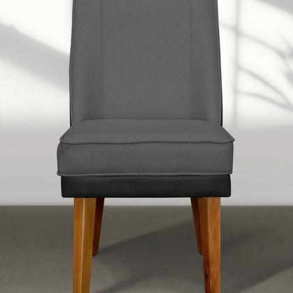 Imagem de Kit 06 Cadeiras de Jantar Virgínia Composê e material sintético