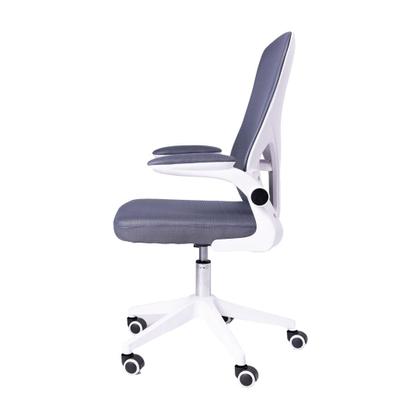 Imagem de Kit 06 Cadeiras Escritório Rodizio Office Bytes Cinza