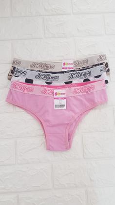 Imagem de Kit 06 Calcinhas Conforto Exp. Ad. Cotton (101)