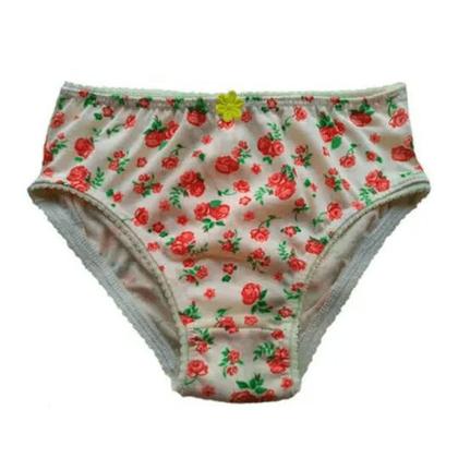 Imagem de Kit 06 Calcinhas Infantil Estampada Algodão Reforçada GG