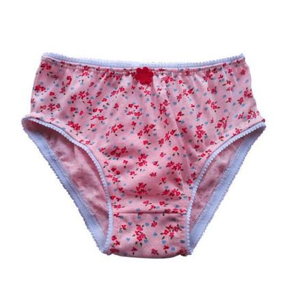 Imagem de Kit 06 Calcinhas Infantil Estampada Algodão Reforçada GG