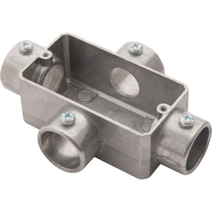 Imagem de Kit 06 Condulete Caixa Derivação Multi 5 Saídas 3/4 Alumínio