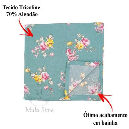 Imagem de KIT 06 Guardanapo de Tecido 40 x 40cm Gotas - Acabamento Bainha - Várias Cores e Estampas