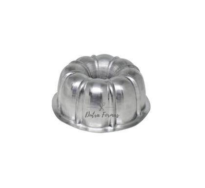 Imagem de Kit 06 Mini Formas Suíça Decorada Nº 1 8,5x4 Bolo Pudim Doce