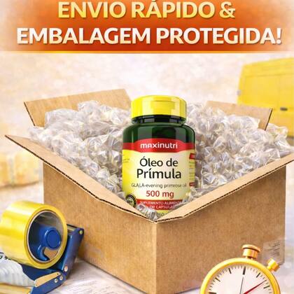 Imagem de Kit 06 Óleo de Prímula 500mg 60 Cápsulas Maxinutri