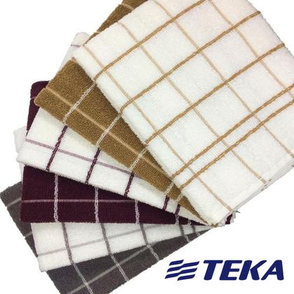 Imagem de Kit 06 Panos De Prato Atoalhado Chef Teka Premium