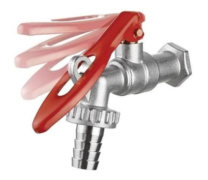 Imagem de Kit 06 Pçs Torneira Jardim Esfera com Porta Cadeado - 1/4 Volta