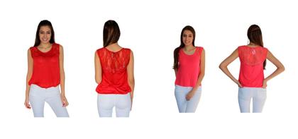 Imagem de Kit 06 peças Blusas Sortidas Dia-a-dia Moda Lisa e Estampadas Básicas