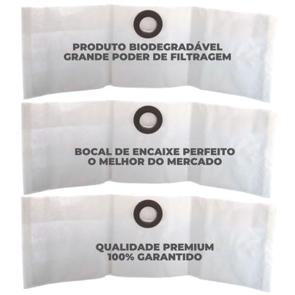 Imagem de Kit 06 Saco para Aspirador de Pó Electrolux A10 Smart Mod. Antigo Descartável Refil com bocal de encaixe 65mm