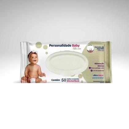 Imagem de Kit 06 Toalha Umedecida Personalidade Baby 50 Un. - Eurofral