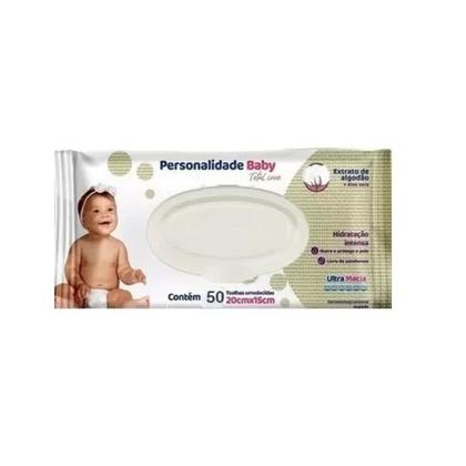Imagem de Kit 06 Toalha Umedecida Personalidade Baby 50 Un. - Eurofral