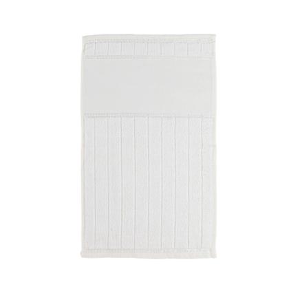 Imagem de Kit 06 toalhinha de Mão Lavabo Social Aveludada Com Espaço Para Bordar