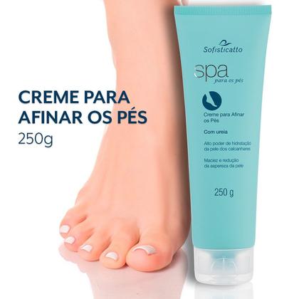 Imagem de Kit 07 Cremes Hidratante Para Afinar Os Pés Com Uréia 250g