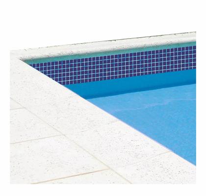 Imagem de Kit 08 Adesivos Faixa Borda Pastillha Azul quadradinho 2x2 100x30cm