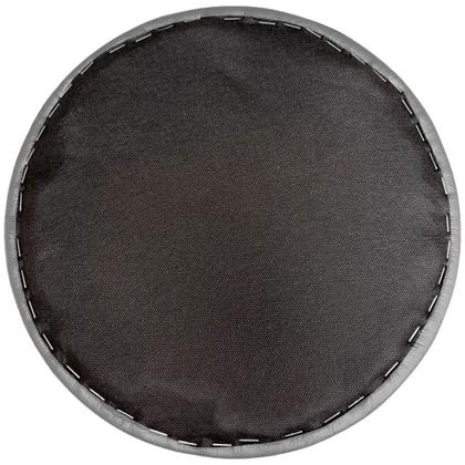 Imagem de Kit 08 Assentos Redondo Banqueta Cadeira Estofados Poltronas H02 Corano Cinza 39 cm - Lyam Decor