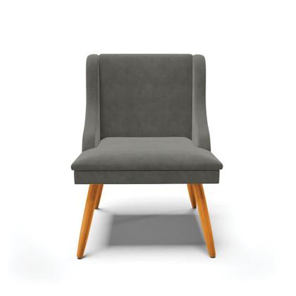 Imagem de Kit 08 cadeiras de jantar liz suede graf