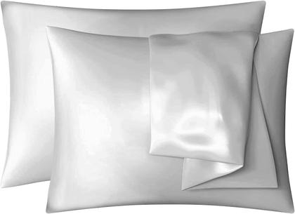 Imagem de Kit 08 Fronhas de Cetim Anti Frizz Luxo ( 4 pares ) 65 x 50