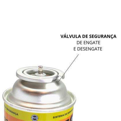 Imagem de Kit 08 Latas Refis Gás Butano 227g P/ Fogareiro E Maçarico