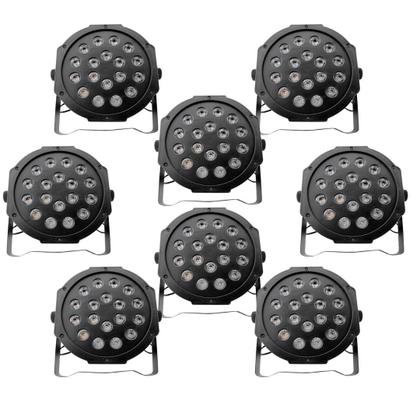 Imagem de Kit 08 par leds 18 leds uv st18uv