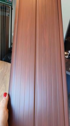 Imagem de Kit 08 Placa De Forro Pvc Jatobá Imbuia Amadeirado 0.80x0.20