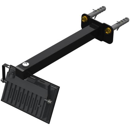 Imagem de Kit 08 Suportes Haste De Refletor Led Parede Fachada Banner Iluminação 20 Cm