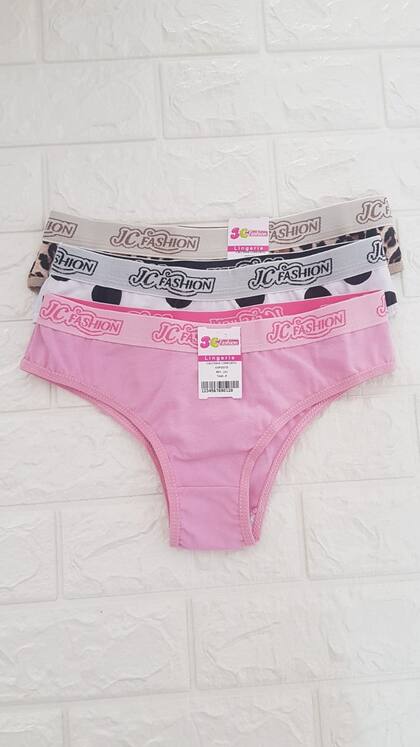 Imagem de Kit 09 Calcinhas Conforto Exp. Ad. Cotton (101)