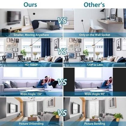 Imagem de Kit 1/2/3/4 Câmeras A9 HD Mini com visão noturna Wifi Câmera 1080P Vigilância