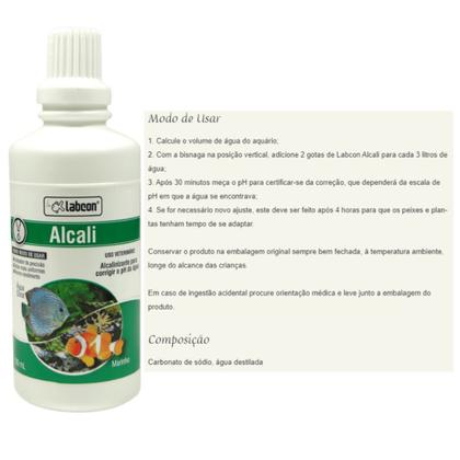 Imagem de Kit 1 Alcon Labcon Alcalizante Alcali 100ml+ 1 Neutralizador Anticlor Alcon Labcon 100ml