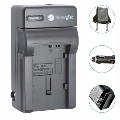 Imagem de Kit 1 bateria bp-820 p/ canon + carre bp-808