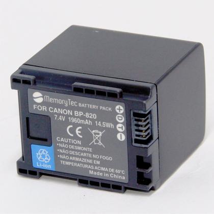 Imagem de Kit 1 bateria bp-820 p/ canon + carre bp-808