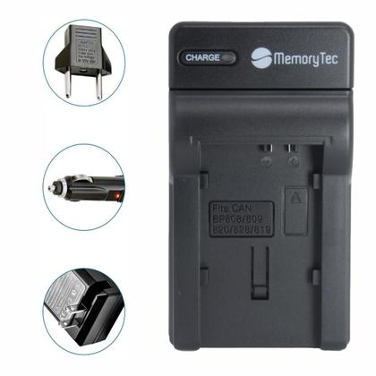 Imagem de Kit 1 bateria bp-820 p/ canon + carre bp-808