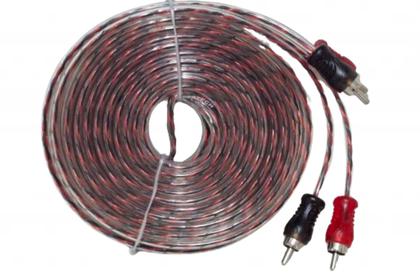 Imagem de Kit 1 Cabo Rca 5m + 2 Cabos Y 2 Macho 1 F Injetado Blindado