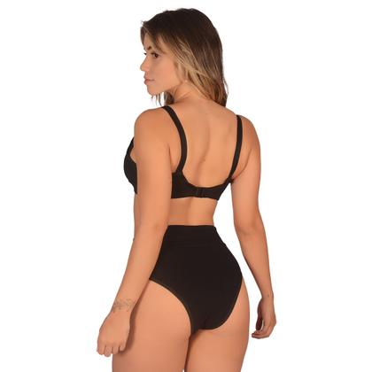 Imagem de Kit 1 Camisola +3 Conjuntos (Sutiã Amamentação + Calcinha Pós Parto) Amamentar Calsinha Cós Alto Cintura Alta Sutian Algodão Reforçado sem Bojo Pijama