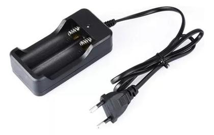 Imagem de Kit 1 Carregador duplo Lanterna Tática + 6 Baterias 18650 3.7v 12800mah