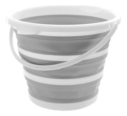Imagem de Kit 1 Cesto 26L + 2 Baldes 10L Retrátil de Silicone