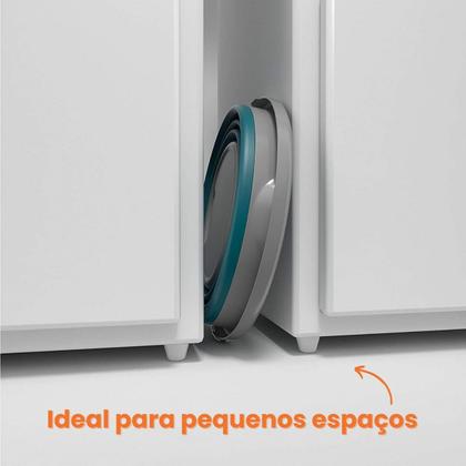 Imagem de Kit 1 Cesto 26L + 2 Baldes 10L Retrátil de Silicone