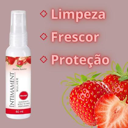 Imagem de Kit 1 Creme Clareador para Axilas e Virilhas Intimament + 2 Desodorante Intimament Mulher Morango