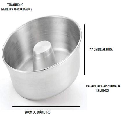 Imagem de Kit 1 Forma Fundo Falso + 1 Assadeira Para Forno Elétrico + 1 Forma De Pudim + 1 Ballerine Redonda