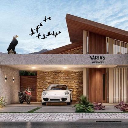 Imagem de Kit 1 Gavião 2 Corujas Espanta Pombo E Passarinhos Decoração - Várias Variedades