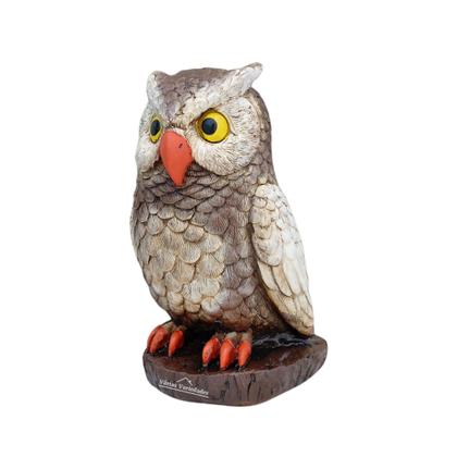 Imagem de Kit 1 Gavião 2 Corujas Espanta Pombo E Passarinhos Decoração - Várias Variedades