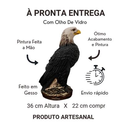 Imagem de Kit 1 Gavião 2 Corujas Espanta Pombo E Passarinhos Decoração - Várias Variedades