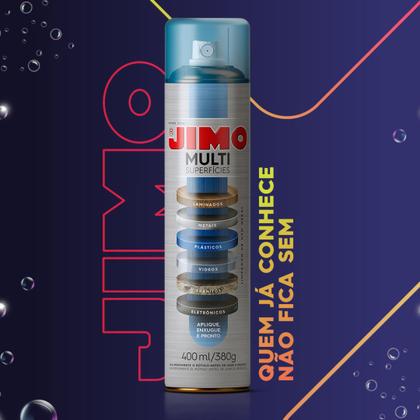 Imagem de Kit 1 Jimo Multi Superfícies Aerossol 400ml e 1 Jimo Desengordurante Multiuso 400ml