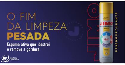 Imagem de Kit 1 Jimo Multi Superfícies Aerossol 400ml e 1 Jimo Desengordurante Multiuso 400ml