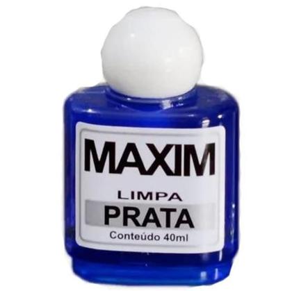 Imagem de Kit 1 Limpa Pratas 925 Maxim 40Ml + 1 Flanela Mágica