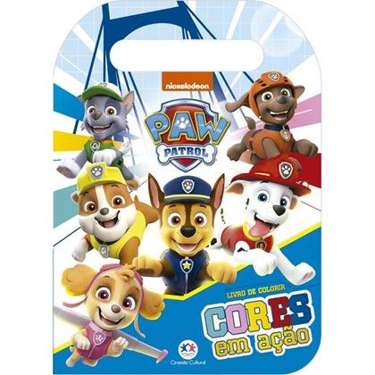 Imagem de Kit 1 Livro de Colorir Paw Patrol e 1 Caixa de Giz de Cera